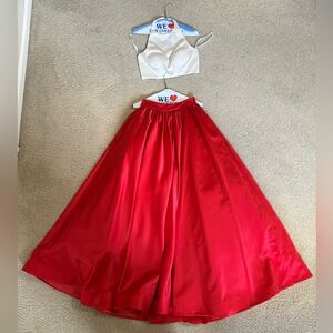 Sherri Hill 2-Piece Halter Prom Dress